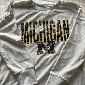 BNWT University of Michigan Gameday Couture sweatshirt size M